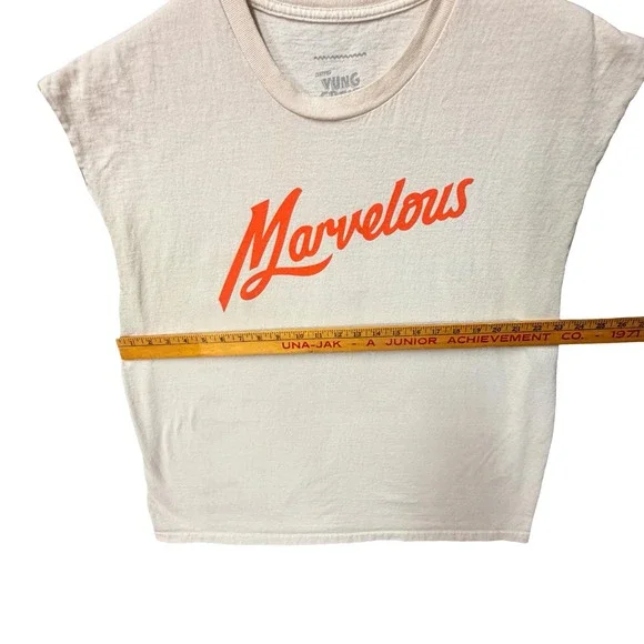 Yung Gravy Marvelous Tour T-Shirt Mens Cream Muscle Tee Pin Up Graphic 2XL - Picture 11 of 12